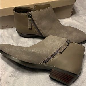 Grey Nicole booties